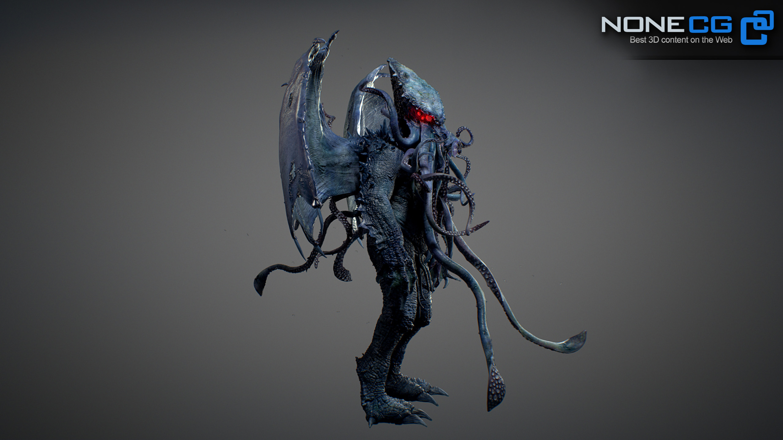 Cthulhu Rigged - 3D Model by NoneCG