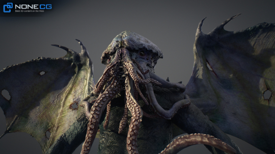 3D Cthulhu » Download and buy 3D profestionnal models on NoneCG.com