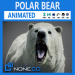 3d polar bear